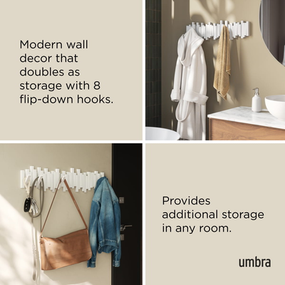 Umbra Sticks wandkapstok 8 haken