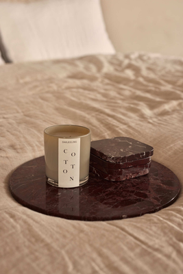 Dienblad Marmer rood Ø30cm	