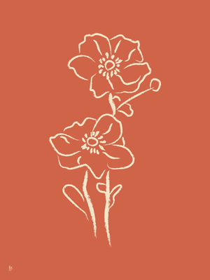 Poster Floral by Bo Sterenberg