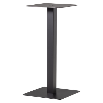 Bistro vierkante bartafel poot metaal dakargrau 105x50x50 cm