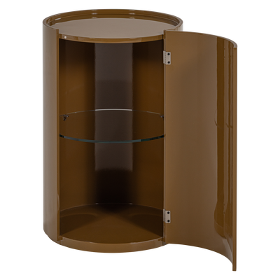 Sera ronde kast 72xo45 cm hout hoogglans honinggeel [fsc]
