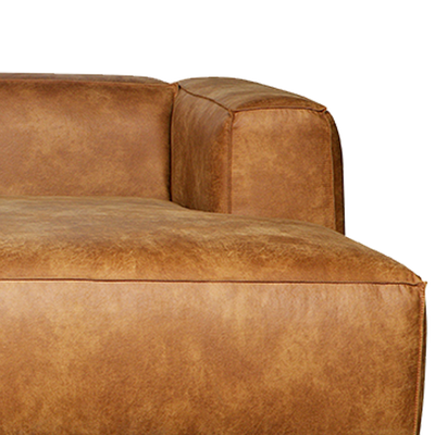 Bean hoekbank rechts chenille velvet taupe