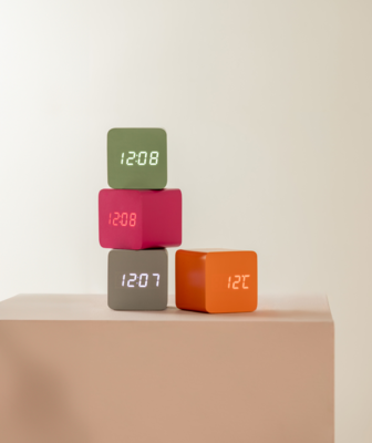 Wekker Spry vierkant LED