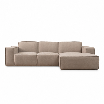  Hoekbank Chaise Livento Taupe