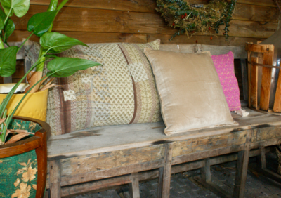 Kussen Kantha vintage 40x60 cm