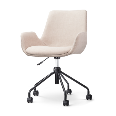 Bureaustoel Nout-Eef zwart onderstel