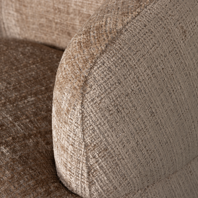 Woolly draaifauteuil boucle naturel melange
