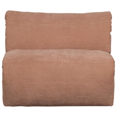 Baggy 1-zits element geweven chenille oudroze