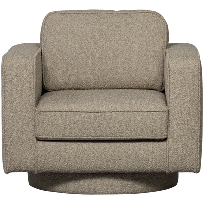 Lazy draaifauteuil boucle bruin