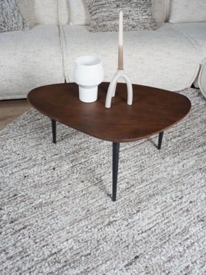 Vloerkleed Mica Naturel/Brown Rond