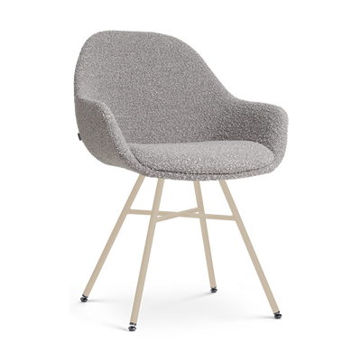 Eetkamerstoel Noa-Mae beige onderstel