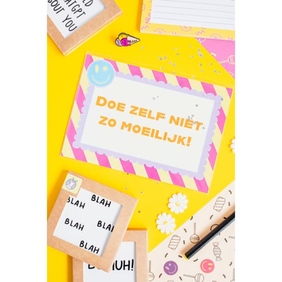 Poster - Doe zelf niet zo moeilijk!