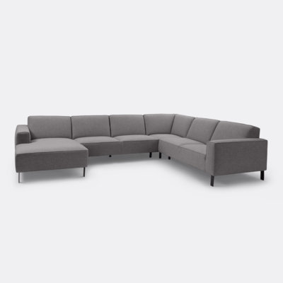 Loods 5 u-hoekbank Toronto nero