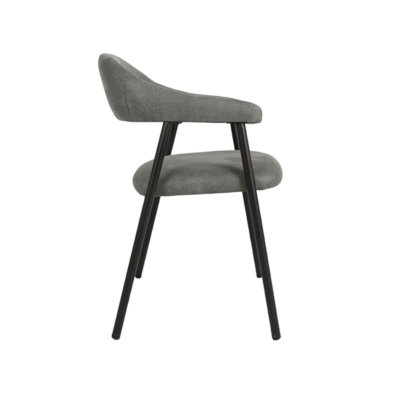 Eetkamerstoel Allure Macy-micro suède-set van 2