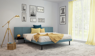 Kreamat® boxspring set Volita vlak inclusief aanhangkasten