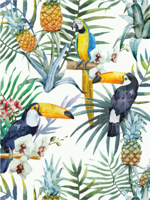 IXXI Tiger Jungle Toucan Family (dubbelzijdig)