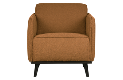 BePureHome fauteuil Statement met arm bouclé