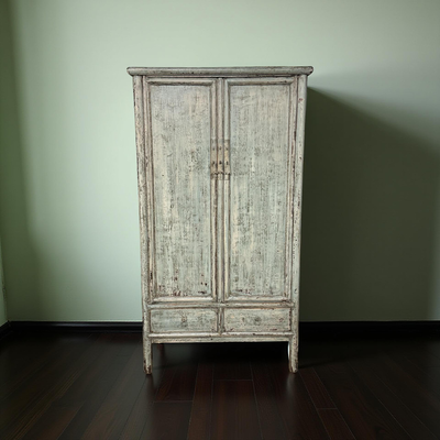 Kast 2deur 2la blauw uniek