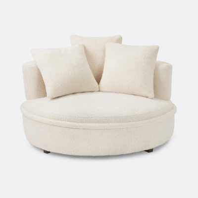 Loveseat Rollins teddy naturel