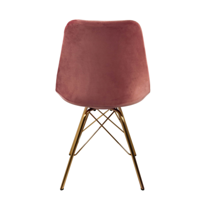 Kuipstoel Velvet goud frame