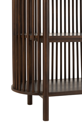 Rek Carry mangohout Donkerbruin