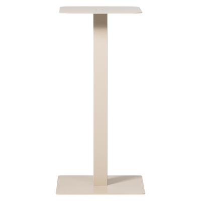 Bistro vierkante bartafel poot metaal dakargrau 105x50x50 cm