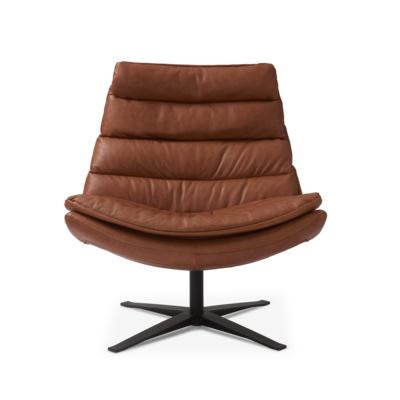 Loods 5 Design fauteuil Paul hoog leer