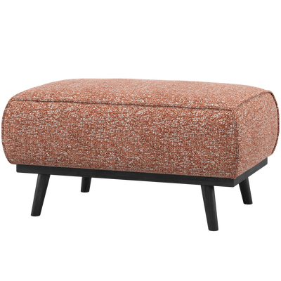 Statement hocker lichtbruin melange