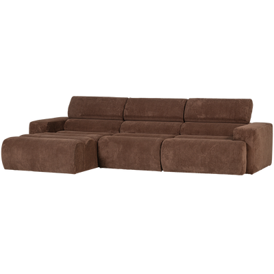 Novi chaise longue bank links oranje melange