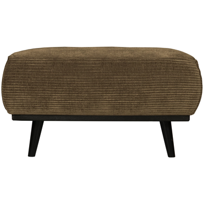 Statement hocker lichtbruin melange