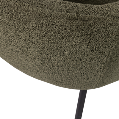 Leon eetkamerstoel boucle naturel melange