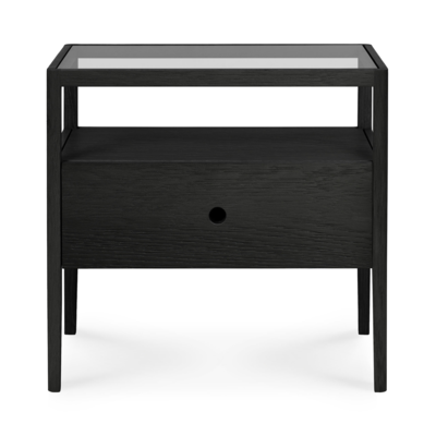 Ethnicraft nachtkastje Spindle Oak black