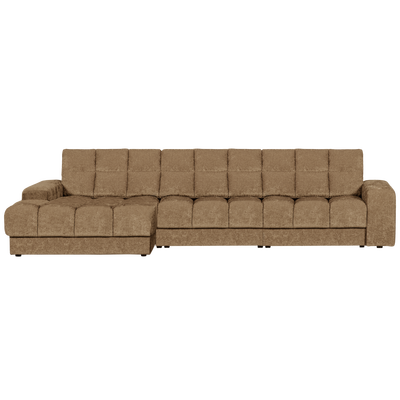 Second date chaise longue links velvet antraciet