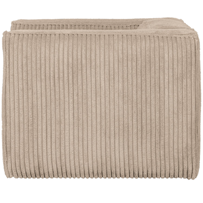 Bean fauteuil chenille velvet naturel