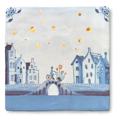 StoryTiles wandtegel Happy vibes Amsterdam