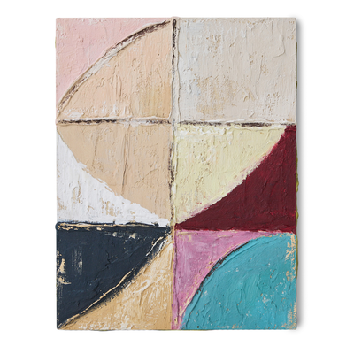 HKliving Schilderij Pocket exhibit Palette 20x26 cm