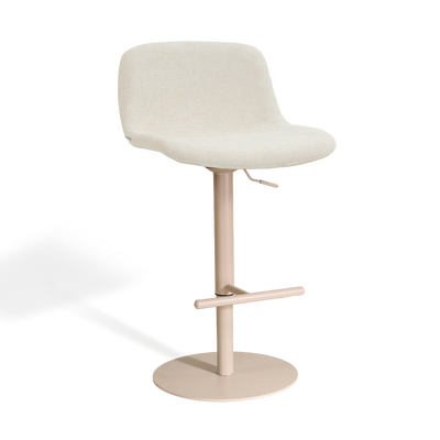 Barkruk Niva-Mats draaibare cottonbeige - verstelbaar -beige