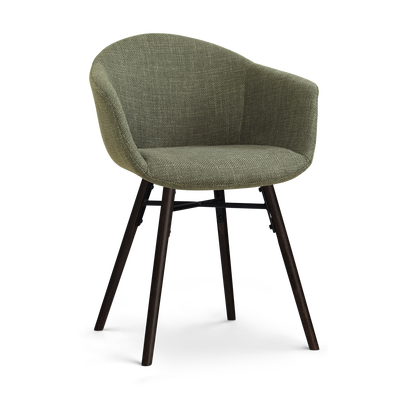 Eetkamerstoel Nena-Otis - zwart houten onderstel