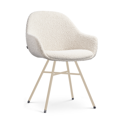 Eetkamerstoel Noa-Mae beige onderstel