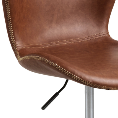 Pescara Bureaustoel - Bruin Letherlook