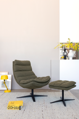 Loods 5 Design fauteuil Paul hoog leer