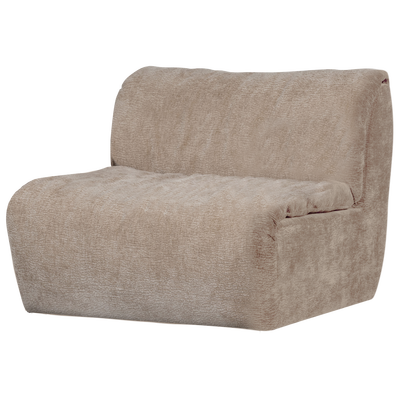 Baggy 1-zits element geweven chenille oudroze