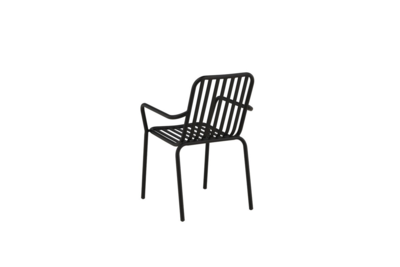 Electra Tuinstoel - Set van 2 - Zwart