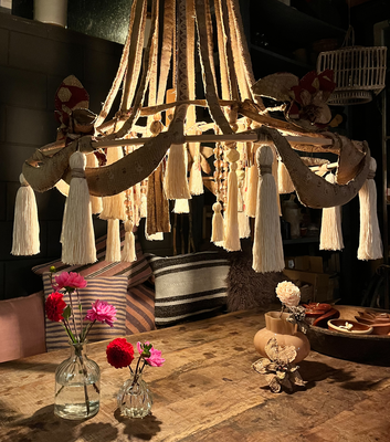 XXL Macramehanglamp