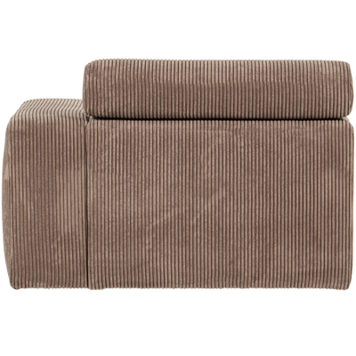 Novi 1-zits element arm links boucle karamelbruin