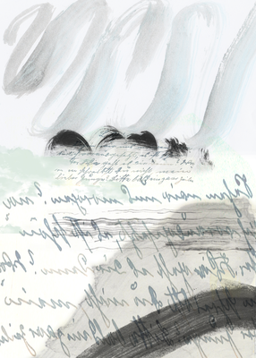 Poster Bergtop by Lisette de Zoete