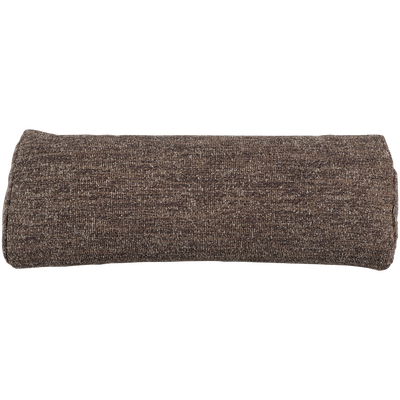 Batavier half ronde bank 4-zits velvet lichtbruin melange