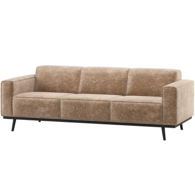 Statement 3-zits bank 230 cm beige melange