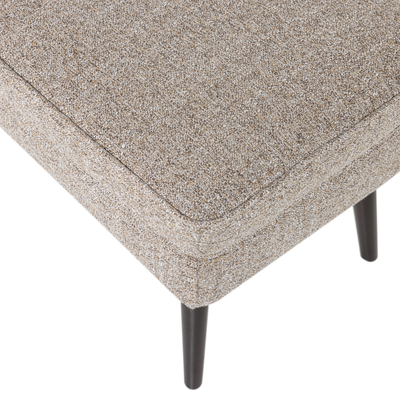 Rocco hocker velvet donkerbruin [fsc]