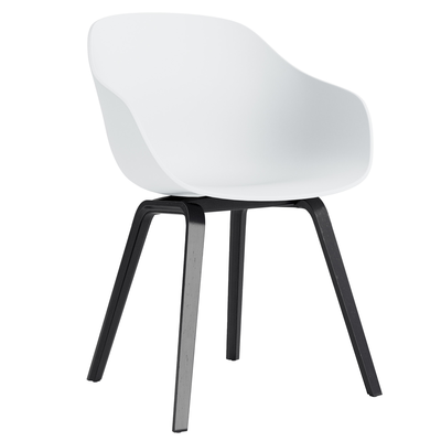 HAY stoel AAC 222 eiken zwart gelakt frame